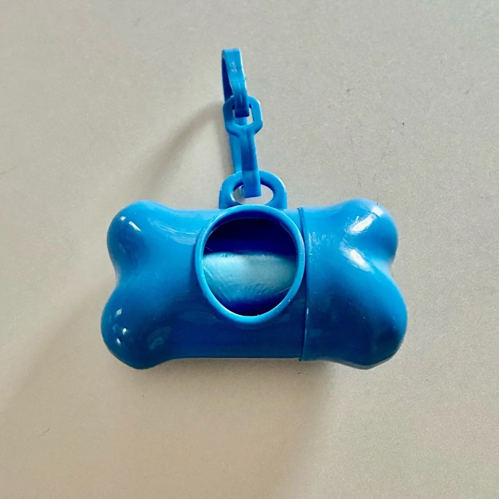 🦴 Blue Bone-Shaped Dog Waste Bag Dispenser 🐾